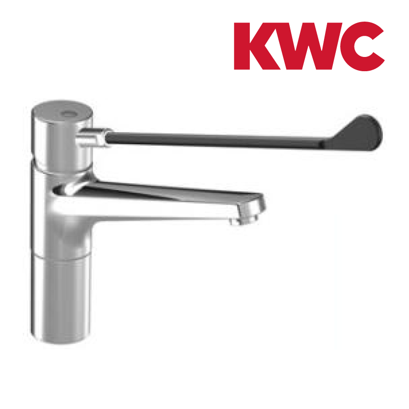KWC Gastro 24.501.103.000LL Gastro Waschtisch-Armatur mit langem Hebel - Auslauf kurz / nieder
