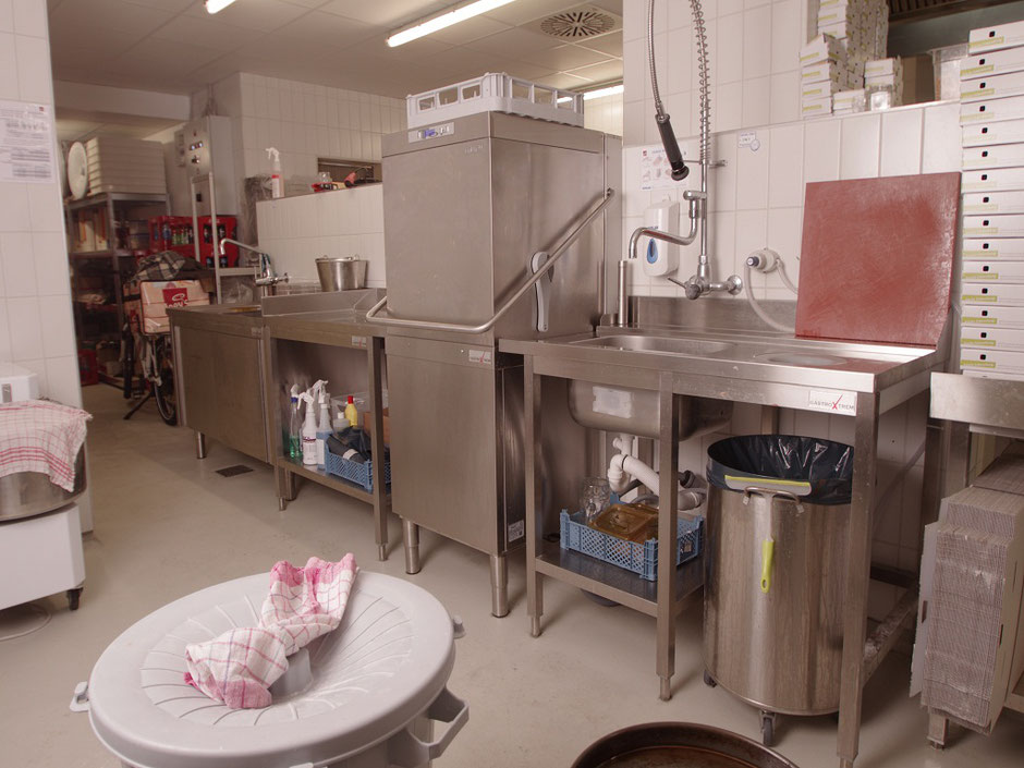 KWC 24.502.164.000 Gastro Wand-Geschirrbrause mit Schwenkauslauf - Einhebelmischer