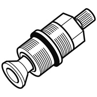 KWC Ventiloberteil M 20 x 1,25 Flachdichtung K.32.40.01.931 für Gastro-Griffarmaturen