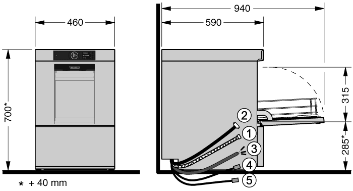 HOBART Gläserspülmaschine PROFI GC-10B Nachfolgemodell von GC-10A