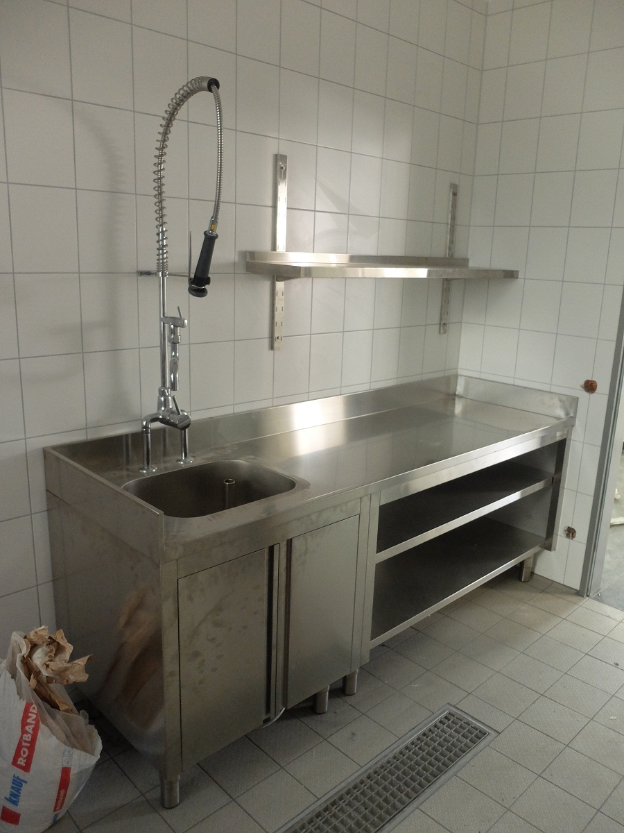 KWC 24.503.114.000 Gastro Geschirrbrause mit Schwenkauslauf Doppelrohr nieder