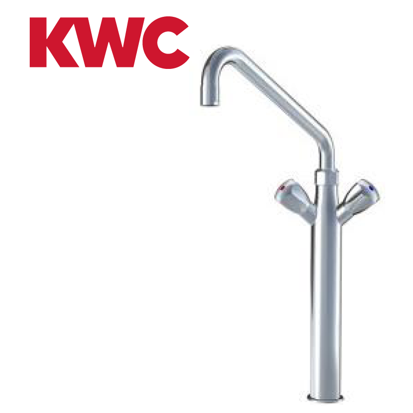 KWC Gastro K.24.41.22.000C07 Gastronomie Kochblock-Standsäulen-Armatur - Zweigriffmischer